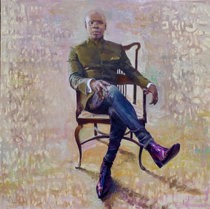 Chris Eubanks, Oil on Canvas, 39" x 39"